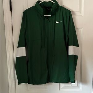 Women’s Nike Green and White Dri-Fit Training Full-Zip Jacket